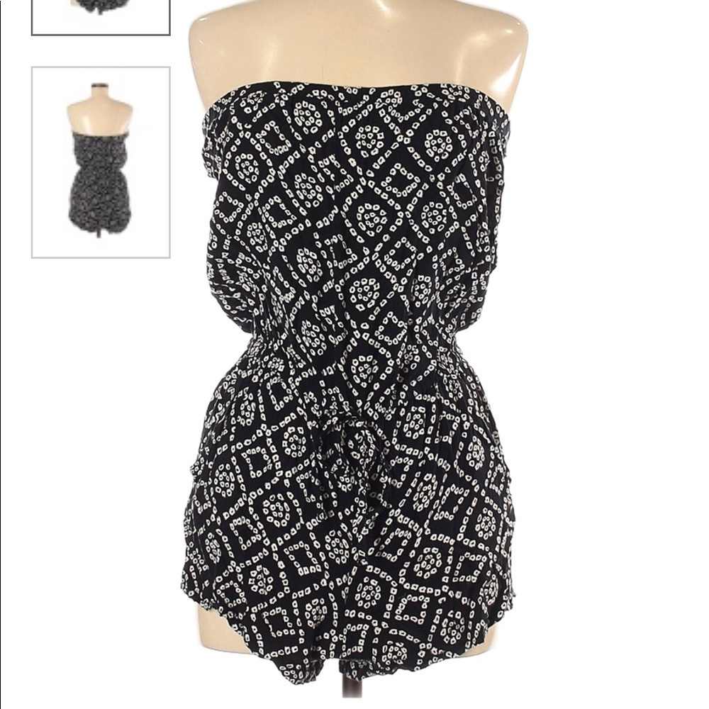 Black/White Romper